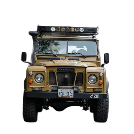 car, earth tones, graveler, parked transparent PNG cut-out