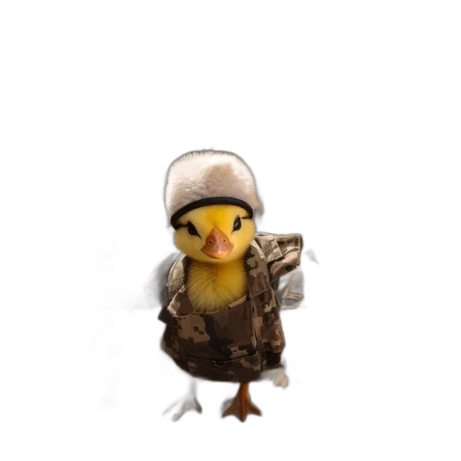 hat, animal, jacket, staff, 3d render, pixel art, photorealistic, concept art transparent PNG cut-out