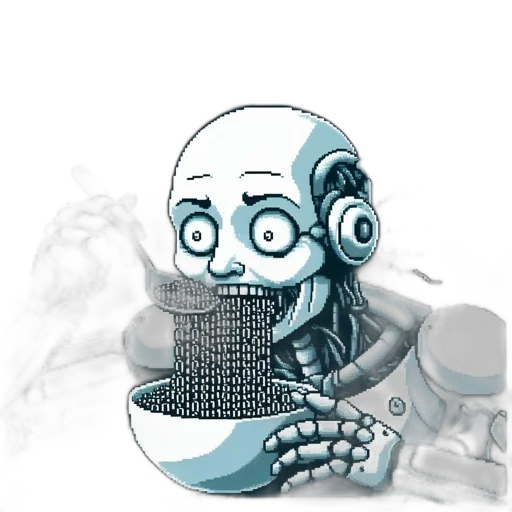 robot, mask, creature, face, concept art, comic book art, cartoon, pixel art transparent PNG cut-out