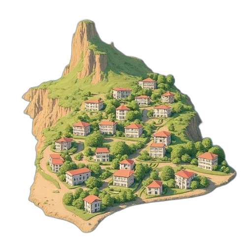3d render, concept art, photorealistic, pixel art transparent PNG cut-out