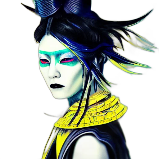 mask, fantasy art, cyberpunk, concept art transparent PNG cut-out