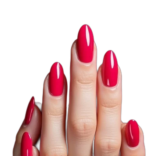 jewelry, photorealistic, 3d render, red, maybelline, nail, color, show transparent PNG cut-out