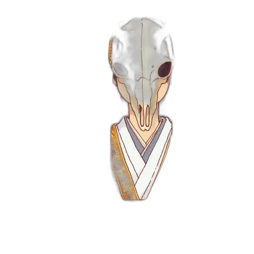 jewelry, mask, crown, sword, concept art, 3d render, anime, vaporwave transparent PNG cut-out