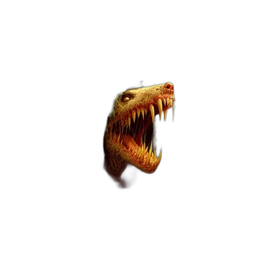 creature, dragon, animal, mask, pixel art, 3d render, concept art, photorealistic transparent PNG cut-out