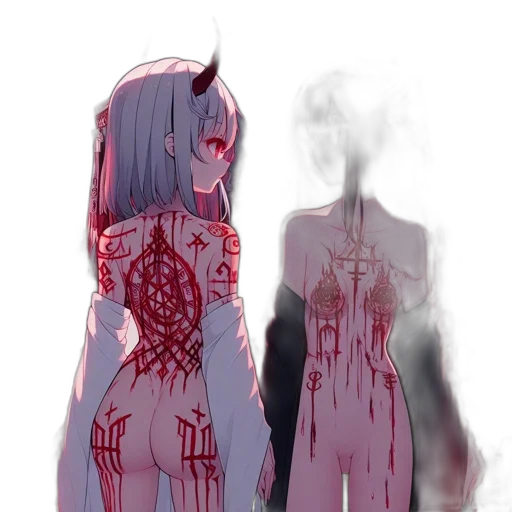 dress, mask, creature, concept art, anime, pixel art, fantasy art, fire transparent PNG cut-out