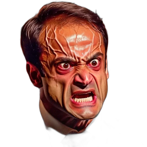 face, mask, creature, photorealistic, concept art, cartoon, 3d render, man transparent PNG cut-out
