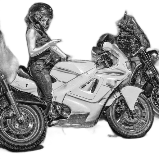 pencil sketch, photorealistic, concept art, comic book art, woman, black, tank, top transparent PNG cut-out