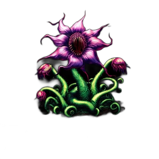 flower, crown, creature, jewelry, concept art, fantasy art, pixel art, 3d render transparent PNG cut-out