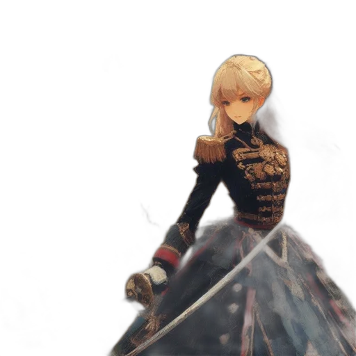 sword, weapon, dragon, staff, concept art, fantasy art, 3d render, anime transparent PNG cut-out