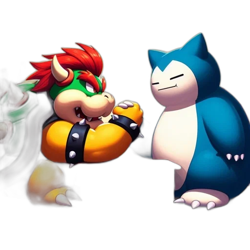 concept art, 3d render, pixel art, fantasy art, monochrome, two, animated, creatures transparent PNG cut-out