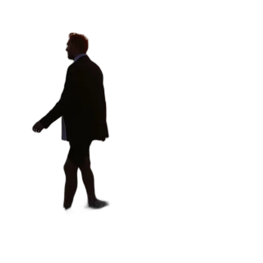 jacket, staff, face, shoes, concept art, 3d render, pixel art, fog transparent PNG cut-out