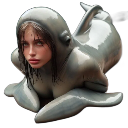 creature, animal, face, robot, concept art, photorealistic, fantasy art, 3d render transparent PNG cut-out