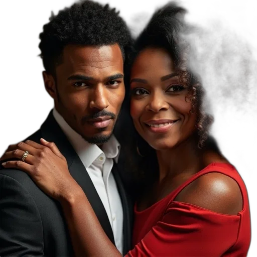oprah, her, husband, ovarine transparent PNG cut-out