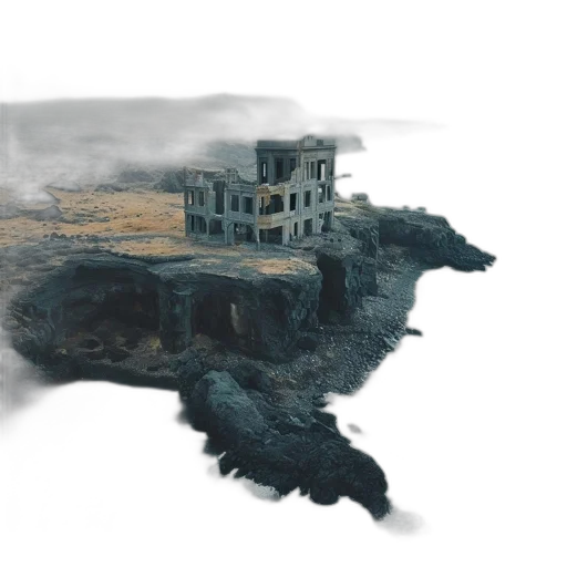 building, dragon, crown, concept art, 3d render, fantasy art, photorealistic, fog transparent PNG cut-out