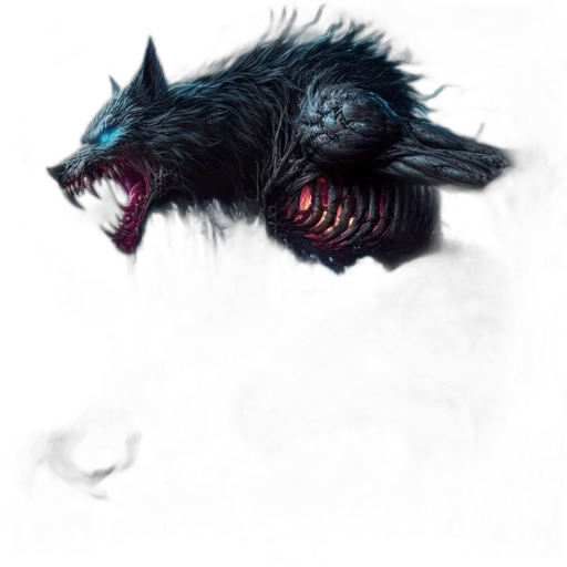 creature, dragon, mask, animal, concept art, fantasy art, pixel art, watercolor transparent PNG cut-out