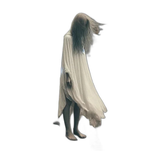 dress, hair, mask, creature, concept art, 3d render, fantasy art, photorealistic transparent PNG cut-out