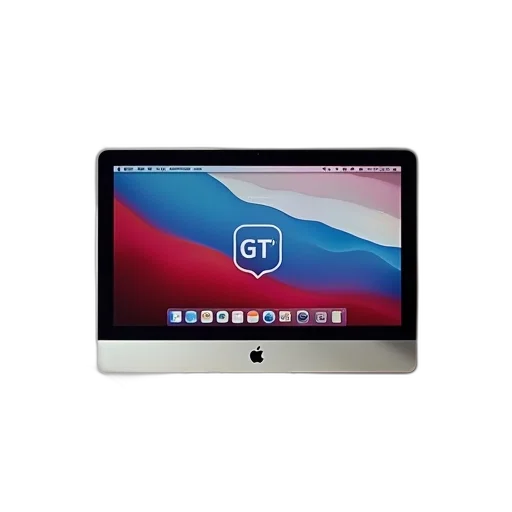 apple, sits, table, displays transparent PNG cut-out