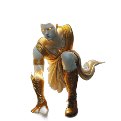 staff, animal, sword, robot, concept art, fantasy art, 3d render, comic book art transparent PNG cut-out