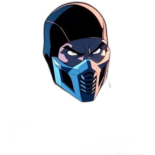 mask, robot, face, jewelry, comic book art, concept art, cartoon, 3d render transparent PNG cut-out