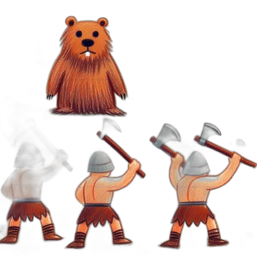 staff, concept art, pixel art, 3d render, fantasy art, fire, three, cavemen transparent PNG cut-out