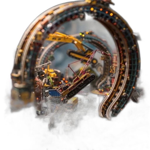 jewelry, robot, crown, weapon, concept art, 3d render, photorealistic, fantasy art transparent PNG cut-out