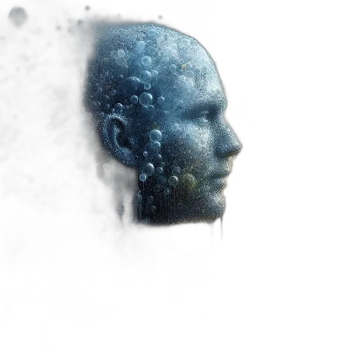 face, robot, mask, creature, concept art, photorealistic, 3d render, fantasy art transparent PNG cut-out