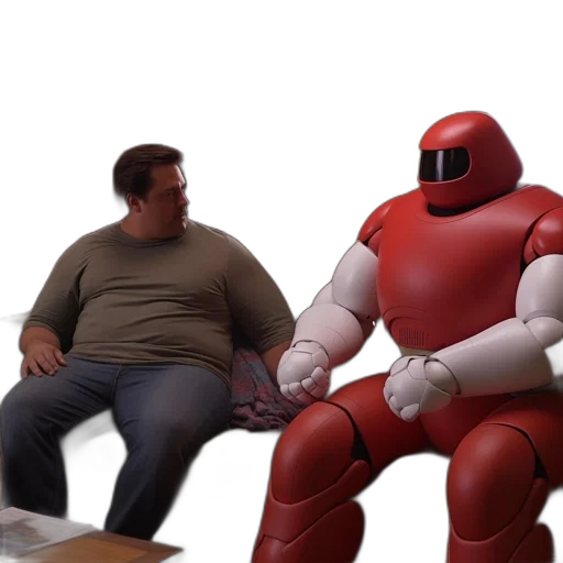 robot, food, creature, furniture, 3d render, concept art, comic book art, photorealistic transparent PNG cut-out