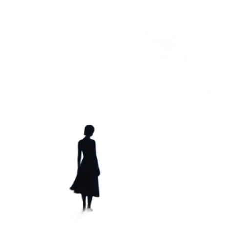 dress, umbrella, staff, robot transparent PNG cut-out