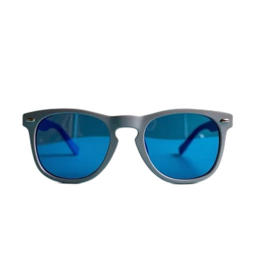 3d render, blue, pair, polarized, grey, sunglasses, frames transparent PNG cut-out
