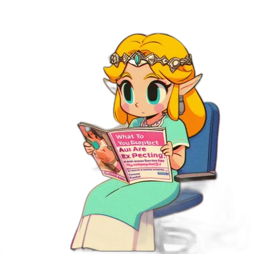 dress, crown, furniture, staff, pixel art, concept art, vaporwave, anime transparent PNG cut-out