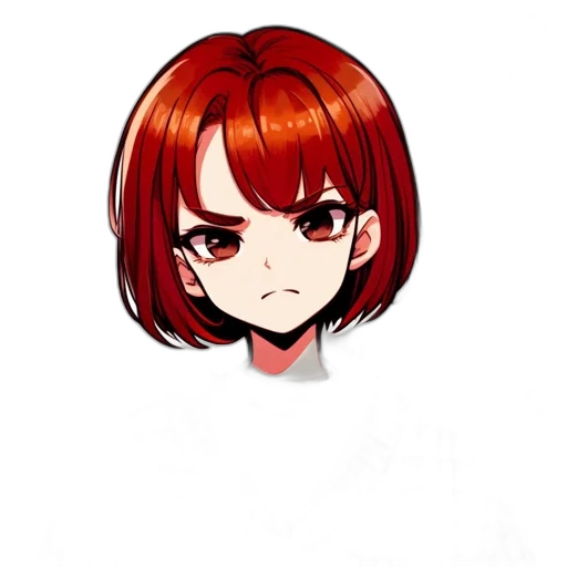 face, staff, hair, mask, anime, pixel art, cartoon, concept art transparent PNG cut-out