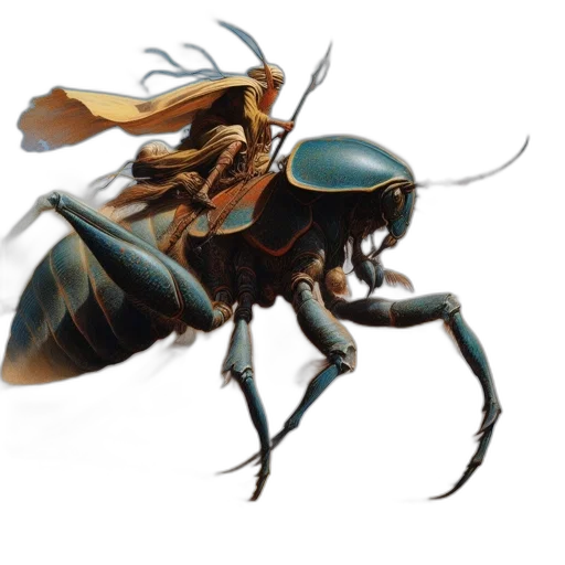 creature, animal, dragon, robot, concept art, fantasy art, 3d render, photorealistic transparent PNG cut-out