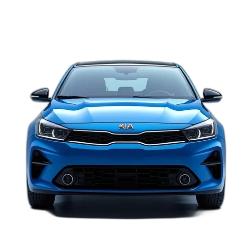 car, face, 3d render, front transparent PNG cut-out