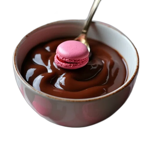 food, crown, photorealistic, 3d render, close-up, view, chocolate, dessert transparent PNG cut-out