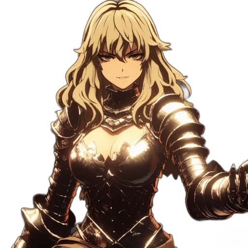 sword, weapon, concept art, anime, fantasy art, comic book art, golden, dark transparent PNG cut-out