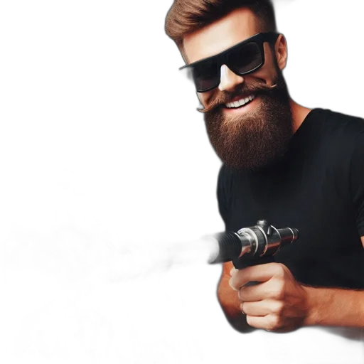 staff, weapon, hair, face, 3d render, photorealistic, pixel art, cartoon transparent PNG cut-out