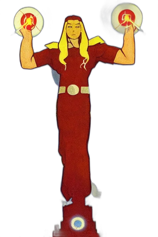 staff, dress, cartoon, comic book art transparent PNG cut-out