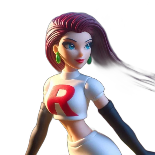 robot, 3d render, concept art, comic book art, cartoon, animated, female, character transparent PNG cut-out