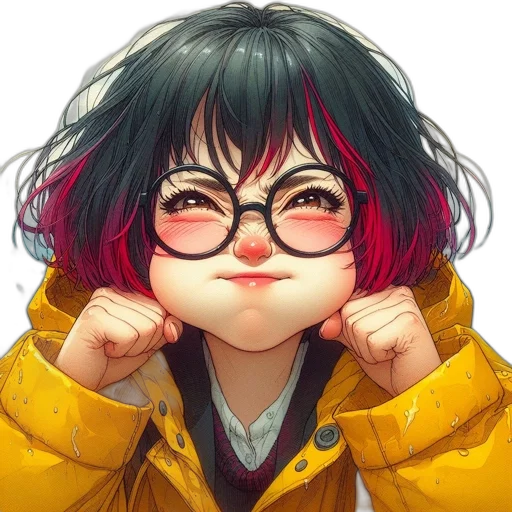 jacket, face, creature, weapon, anime, photorealistic, concept art, cartoon transparent PNG cut-out