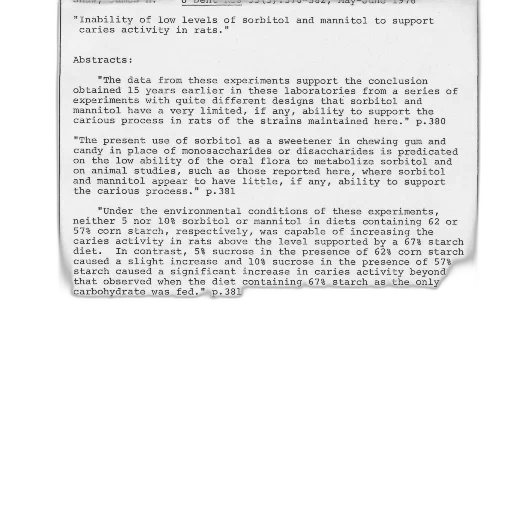 document, text, discussing, inability, low, levels, sorbitol, mannitol transparent PNG cut-out