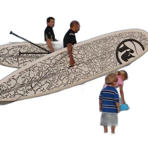 weapon, 3d render, concept art, photorealistic, two, adults, children, beach transparent PNG cut-out