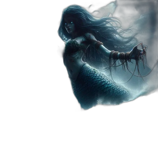 hair, creature, dragon, dress, concept art, fantasy art, photorealistic, 3d render transparent PNG cut-out