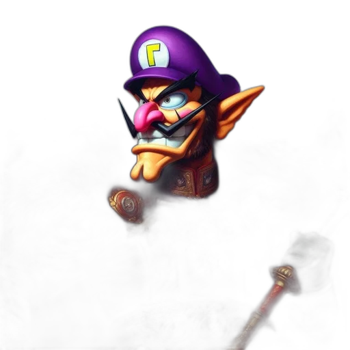 staff, weapon, mask, hat, concept art, fantasy art, pixel art, 3d render transparent PNG cut-out