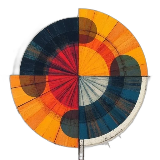 umbrella, jewelry, hat, staff, colorful, dark, blue, earth tones transparent PNG cut-out
