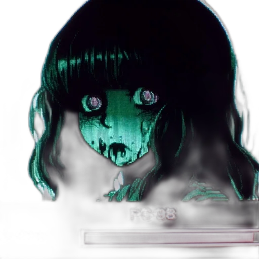 creature, mask, face, robot, anime, concept art, vaporwave, watercolor transparent PNG cut-out