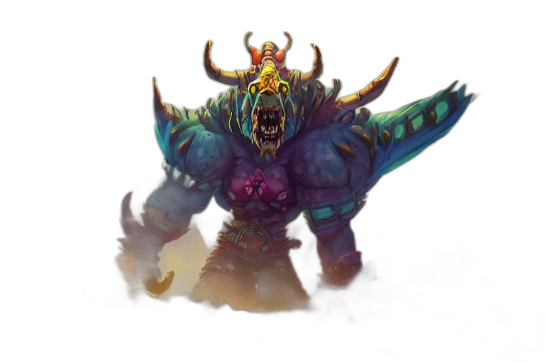 creature, dragon, staff, concept art transparent PNG cut-out