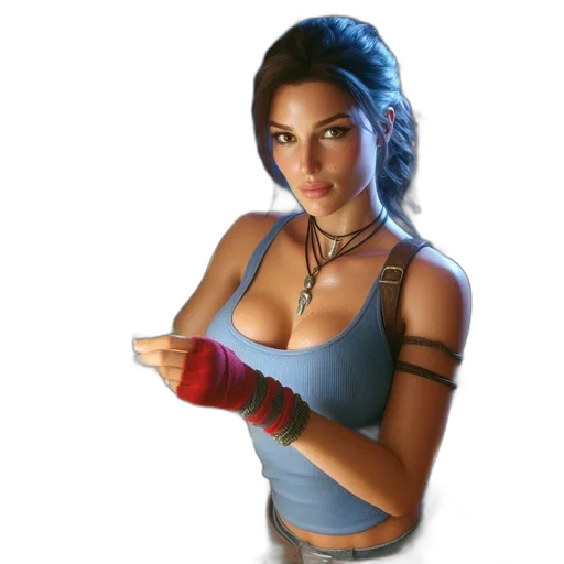 weapon, staff, jewelry, concept art, photorealistic, 3d render, fantasy art, woman transparent PNG cut-out