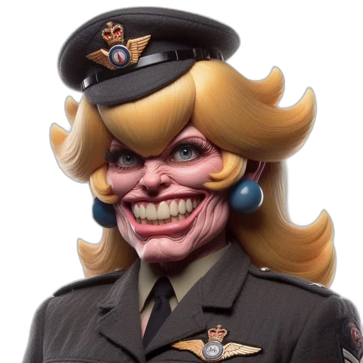 face, mask, staff, crown, concept art, 3d render, photorealistic, cartoon transparent PNG cut-out