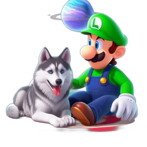 animal, staff, creature, hat, concept art, pixel art, 3d render, fantasy art transparent PNG cut-out