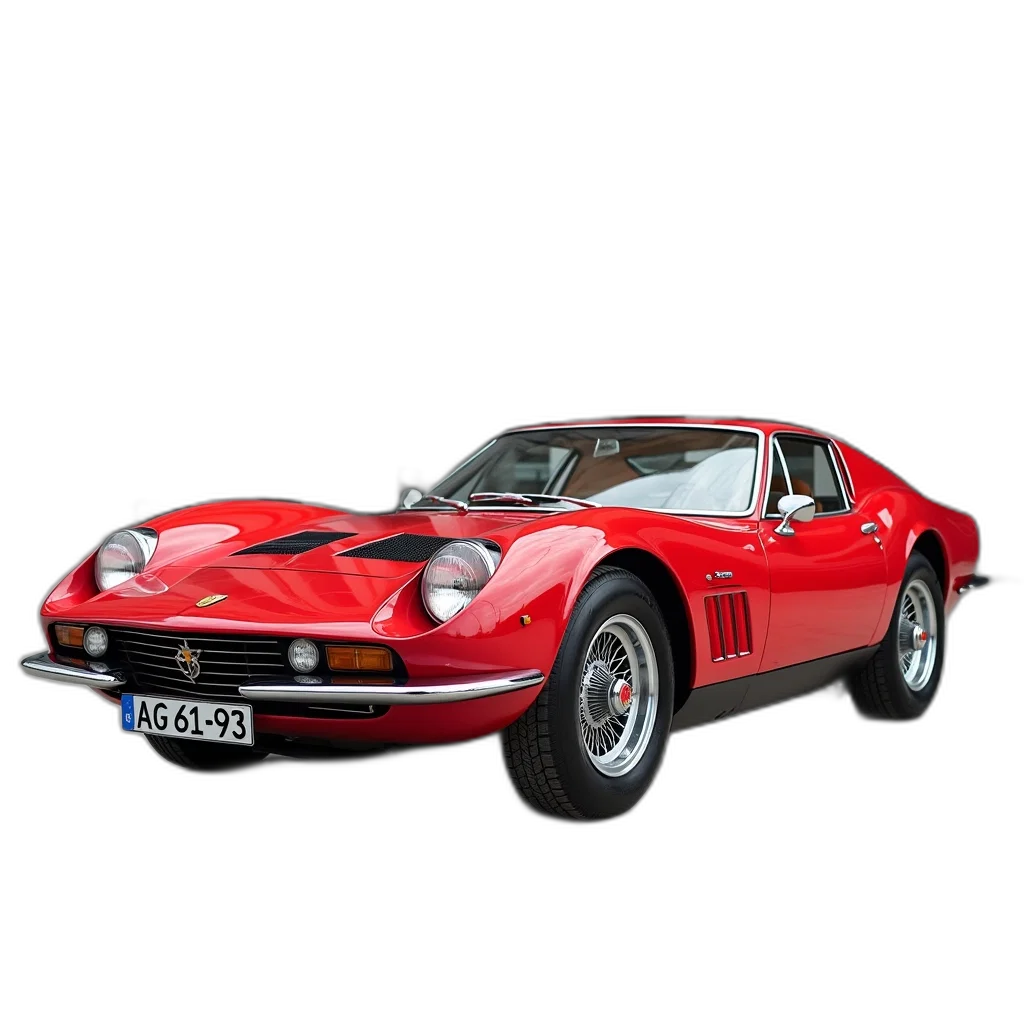 car, animal, 3d render, photorealistic, concept art, red, sports, sleek transparent PNG cut-out
